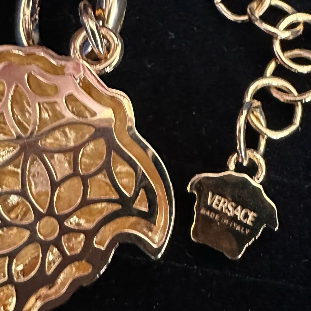 Authentic Versace Gold Chain Bracelet with Medusa Pendant✨ - Picture 3 of 8